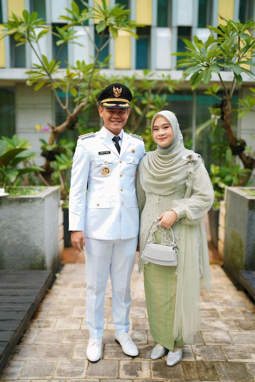 H. Fahmi Muhammad Hanif, Bupati Purbalingga, bersama istri